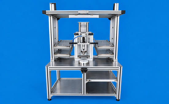 Spout fixing station